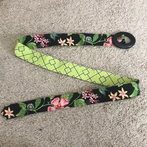 Botanica floral reversible belt clothe fabric